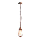 Briella Industrial Pendant Lamp: Rustic Charm For Your Bedroom