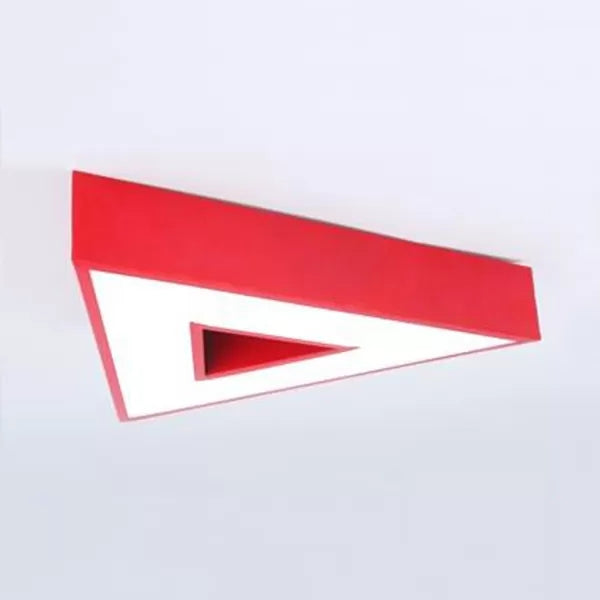 Brighten Up Your Kindergarten With Playful Triangle Lights! Red / 19.5’ Ceiling Light