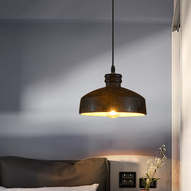 Grace’s 1 - Light Ceramic Pendant Lamp - Contemporary Black Hanging Light For Dining Room Lighting