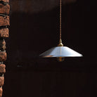 Liam’s Industrial Pendant - Silver Saucer Garage Light