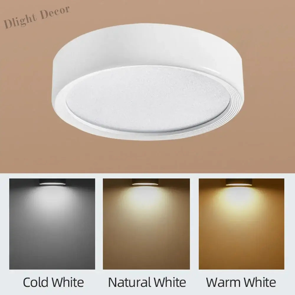 90 - 250V Led Ceiling Light - Choose From 5W Or 10W Surface Mounted Downlight For Stylish Indoor