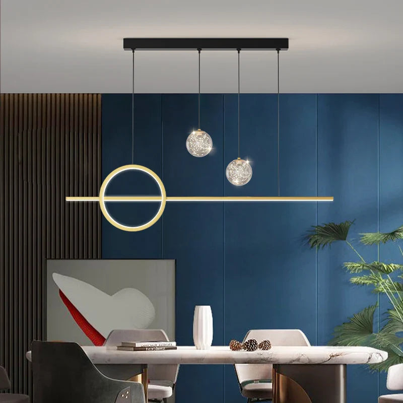 Contemporary Led Pendant Lights - Ideal For Dining Tables Kitchens Bedrooms Living Rooms And More