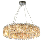 New Light Luxury K9 Crystal Chandelier - Chrome Elegance For Living Dining And Bedrooms Chandelier