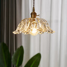 Japanese Glass Pendant Light - Vintage Brass Restaurant And Bar Lighting Lights