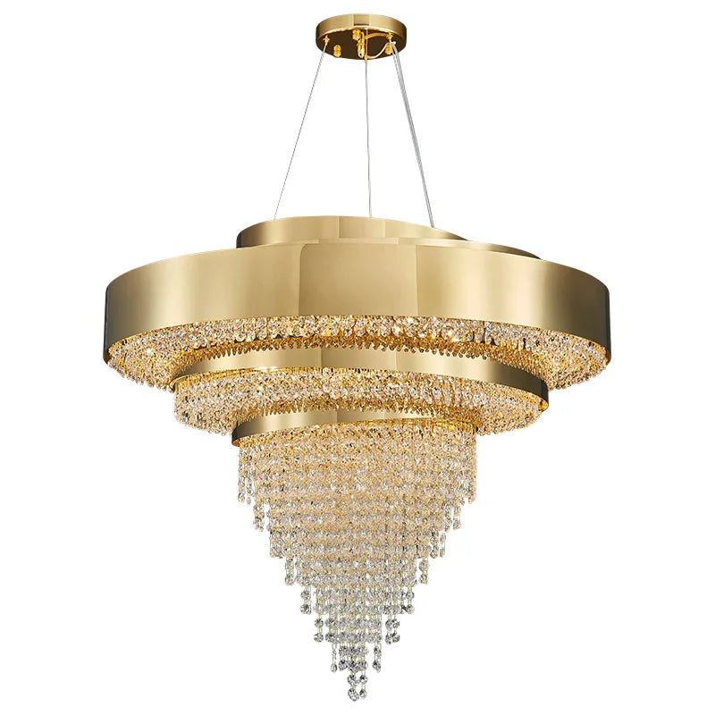 Modern Crystal Chandelier - Artful Elegance For Living And Dining Spaces Chandelier