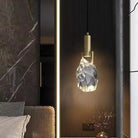 Nordic Pendant Light Gold Luxury Italian Design Crystal Dining Room Kitchen Suspension Indoor