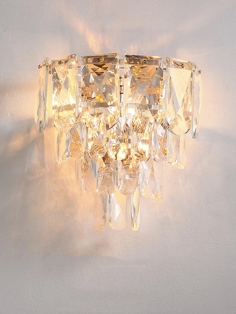 Luisa’s Light Luxury Crystal Wall Lamp - Elevate Your Living Spaces With Modern Elegance Wall Lamp