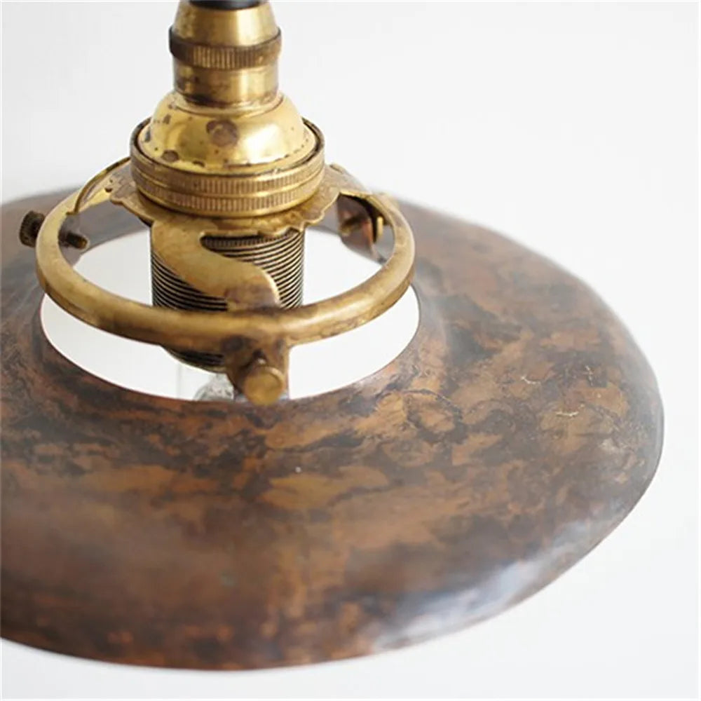 Vintage Brass Industrial Pendant Light - Perfect For Kitchen Dining Room Bar And Loft Decor Lights