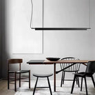 Artistic Led Linear Pendant Lamp - Ideal For Dining Tables Kitchens And Bars Lights