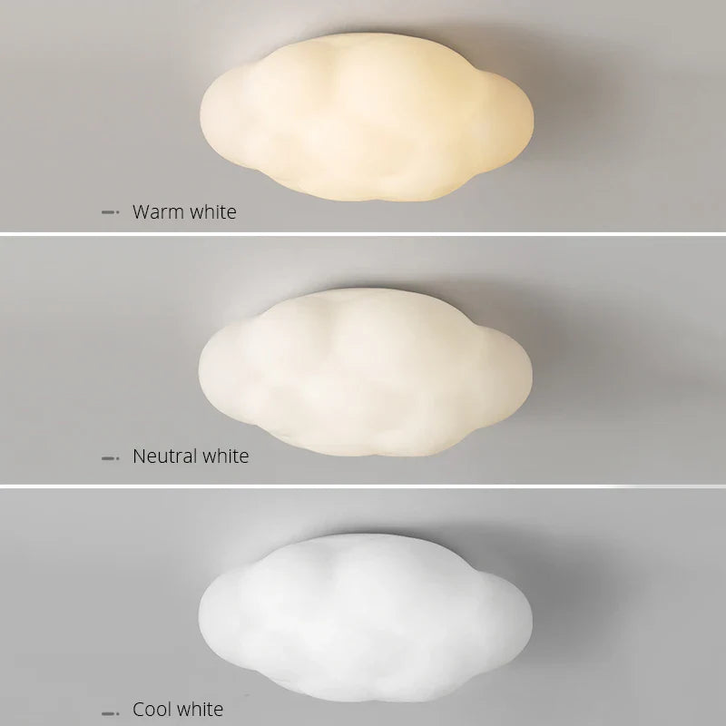 Clouds Ceiling Light - Perfect For Dining Room Children’s Bedroom Hall White Led Chandelier