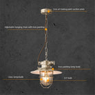 Industrial Led Pendant Light - Vintage Charm For Dining Bar And Loft Spaces Lights