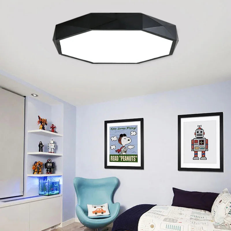 Modern Led Ceiling Lamp - Surface Mounted Light For Living Room Bedroom Kids Room And Kitchen