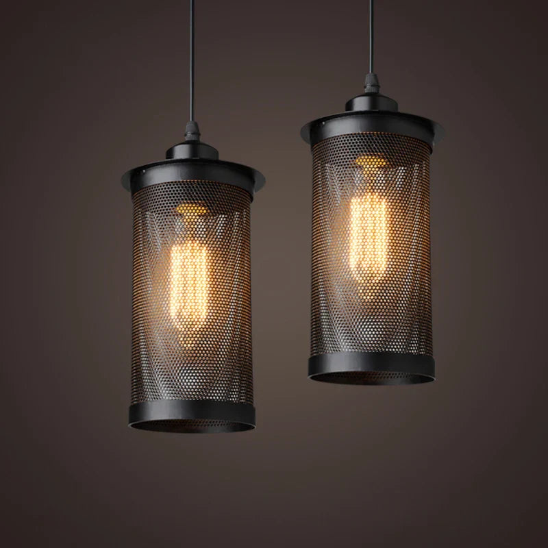 Alice’s Vintage Mesh Cage Pendant Light Lights