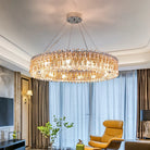 New Light Luxury K9 Crystal Chandelier - Chrome Elegance For Living Dining And Bedrooms Chandelier