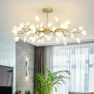 Modern Led Firefly Chandelier - Contemporary Ceiling Pendant Lamp For Living Room Bedroom Kitchen