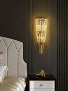 Logan - Nordic Crystal Led Wall Lamp Elegant Lighting For Parlor Bedroom And Bathroom Wall Lamp