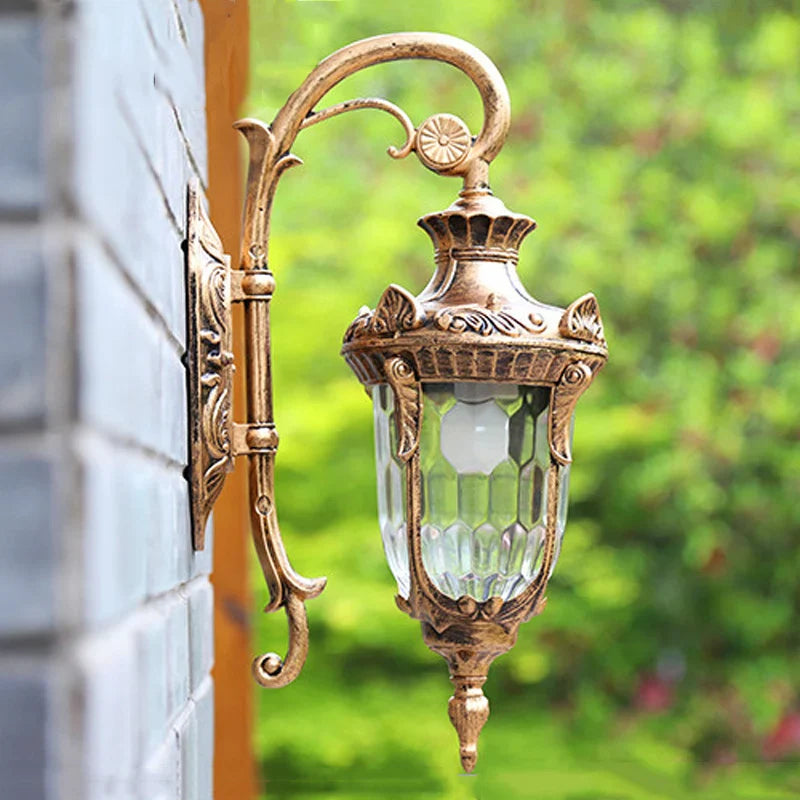 Europe Outdoor Wall Lamp - American Style Retro Exterior Light Waterproof Garden Lighting Wall Lamp