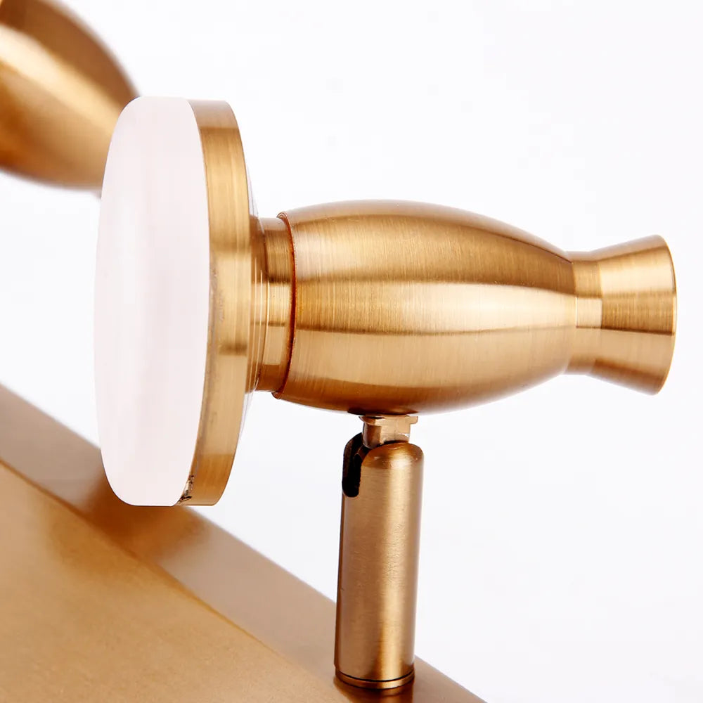 Brass Mirror Lamp - Stylish Wall Light For Bathroom Cabinet Vanity And More Wall Lamp