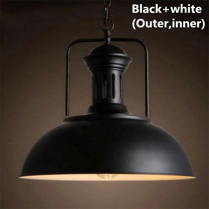 Vintage Country Loft Pendant Light - Illuminate Your Villa Cafe Bookstore Or Pub With Industrial