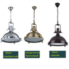 Nora’s Retro Industrial Metal Pendant Light Lights