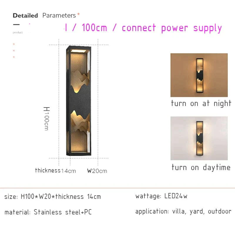 Anaïs’s Waterproof Solar Led Outdoor Light - Chic Garden And Street Lamps Wall