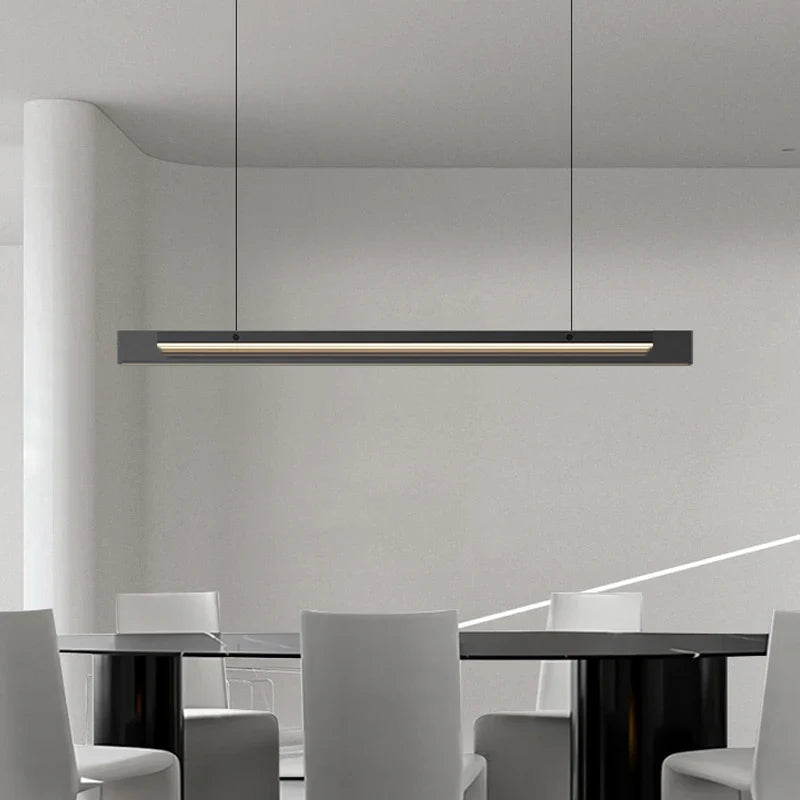 Sleek Led Pendant Lamp - Minimalist Elegance For Dining Kitchen Bar And Office Decor Lights