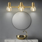 Adjustable Copper Vanity Lamp - Modern Led Mirror Light For Bedroom And Bathroom Wall Lamp