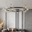 Designer Bubble Ball Chandelier - Nordic Glass Lighting For Dining Living Room And Bar Pendant