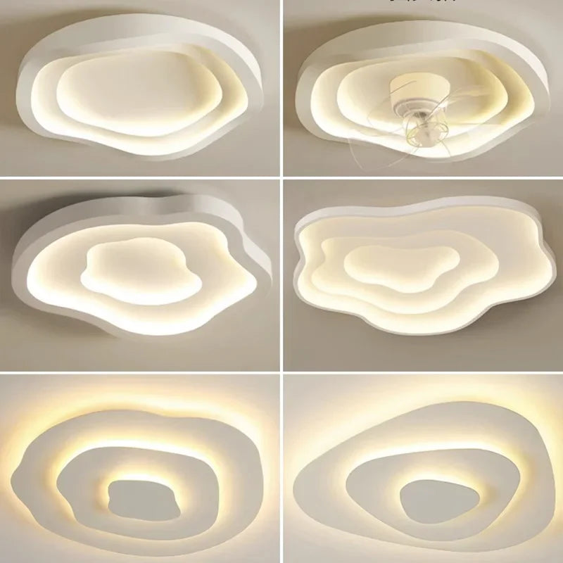 Nordic Led Corrugated Ceiling Lamp - Perfect For Living Dining Room Bedroom Children’s Study And