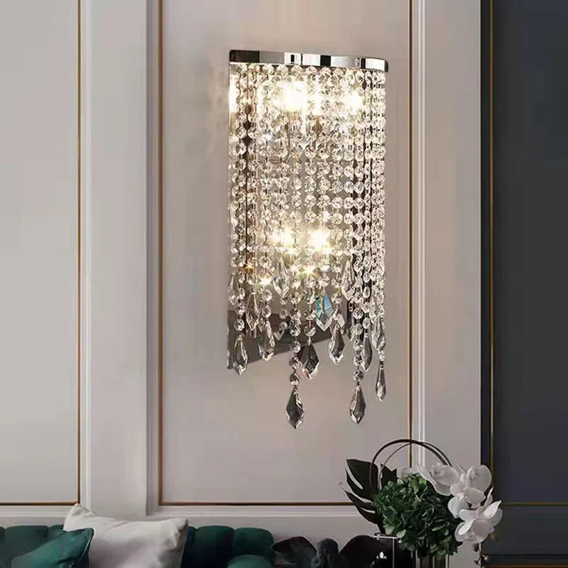 Cayson Modern Luxury Transparent Crystal Wall Lamp - Illuminate Your Space With Elegance Wall Lamp