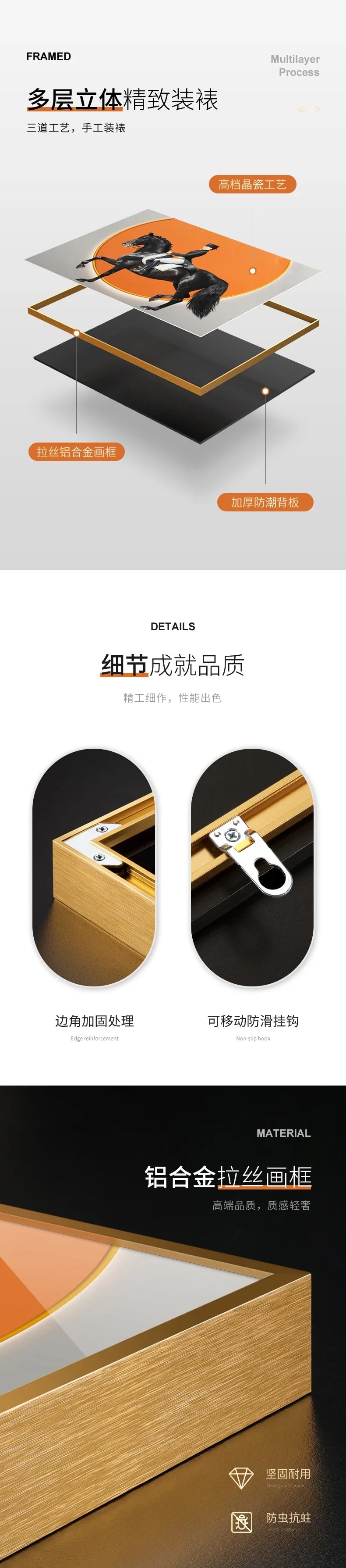 Dlight Decor Ceramic Art Wall Lamp for Interiors Wall Art