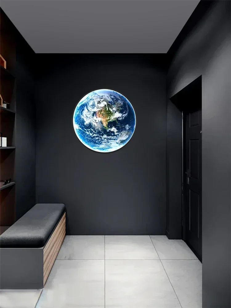 Dlight Decor Planet Mural Wall Light for Interiors Wall Art