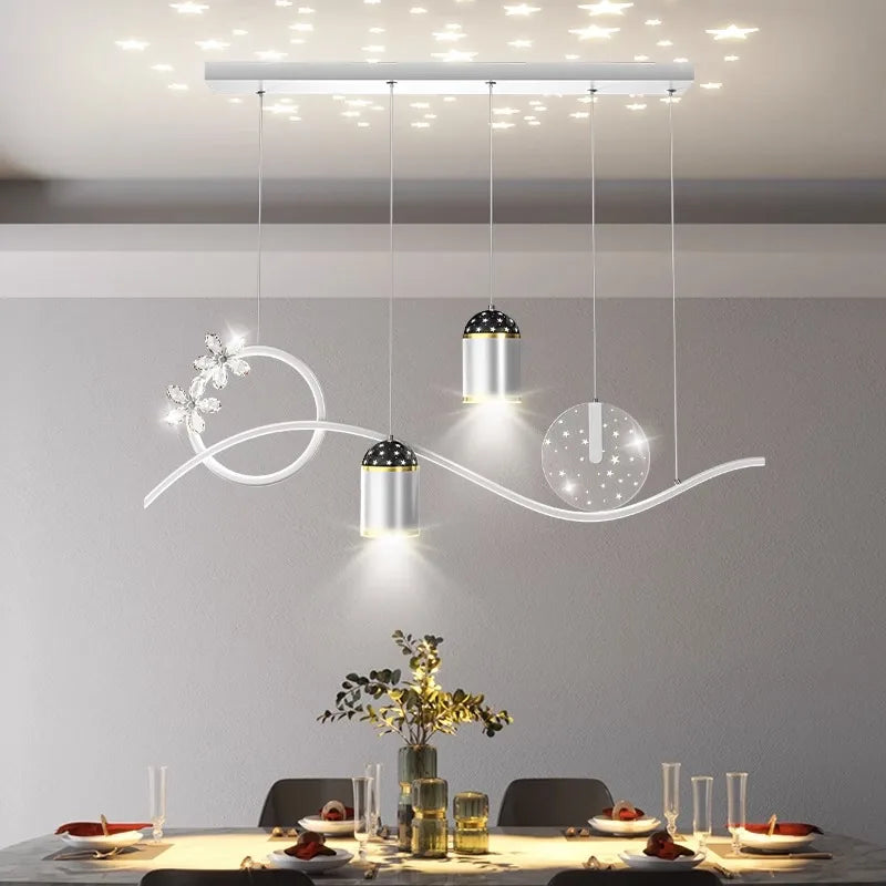 Elegant Crystal Chandelier - Perfect For Home Decor Restaurants And Villa Ceilings Pendant Lights