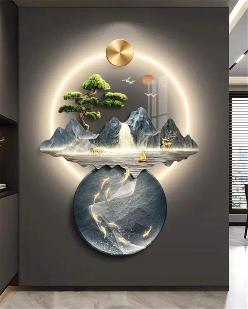 Dlight Decor 3D Wall Painting Light for Hallway Art Wall Art
