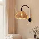 Korean Style Rattan Weaving Wall Lamp - Elegant Lighting For Foyers And Bedrooms Wall Lamp