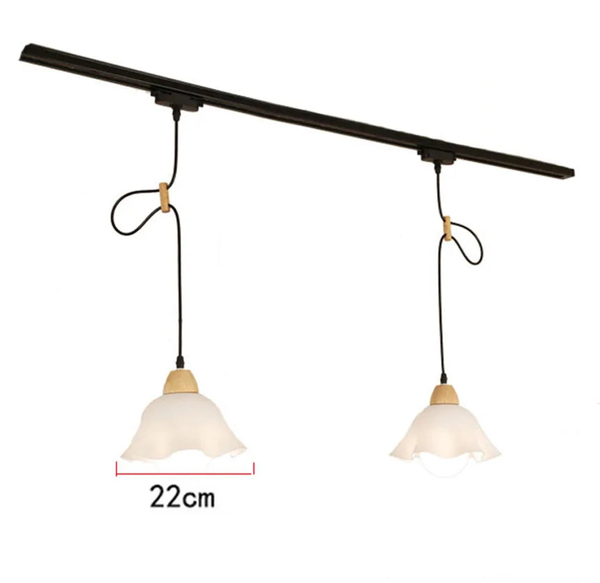 Modern LED Track Light with Adjustable Pendant Design - 12W Hanging Lamp ceiling light