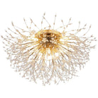 Nordic Dandelion Led Chandelier Ceiling Lamp - Sparkling Ball And Snowflake Lights Perfect For