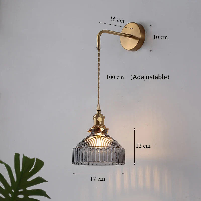 Vintage Nordic Wall Light With Switch - Stylish Lighting For Living Rooms And Bedside Reading Wall