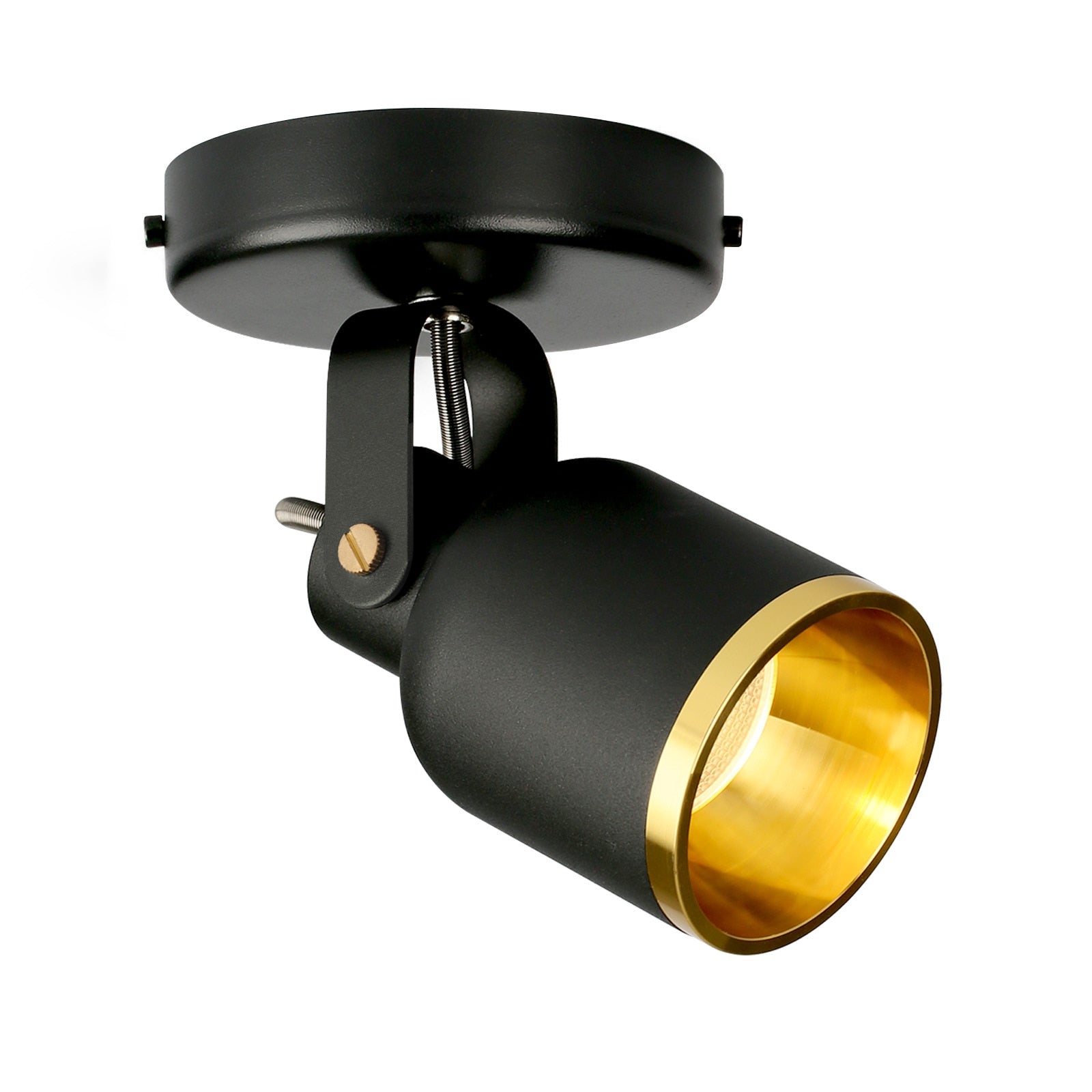 Emily’s Nordic Led Ceiling Spotlight - Adjustable 60° Surface Mounted Light Black Warm White /