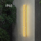 Elegant Golden Led Long Wall Light - Modern Outdoor Lighting For Country Villas Courtyards And