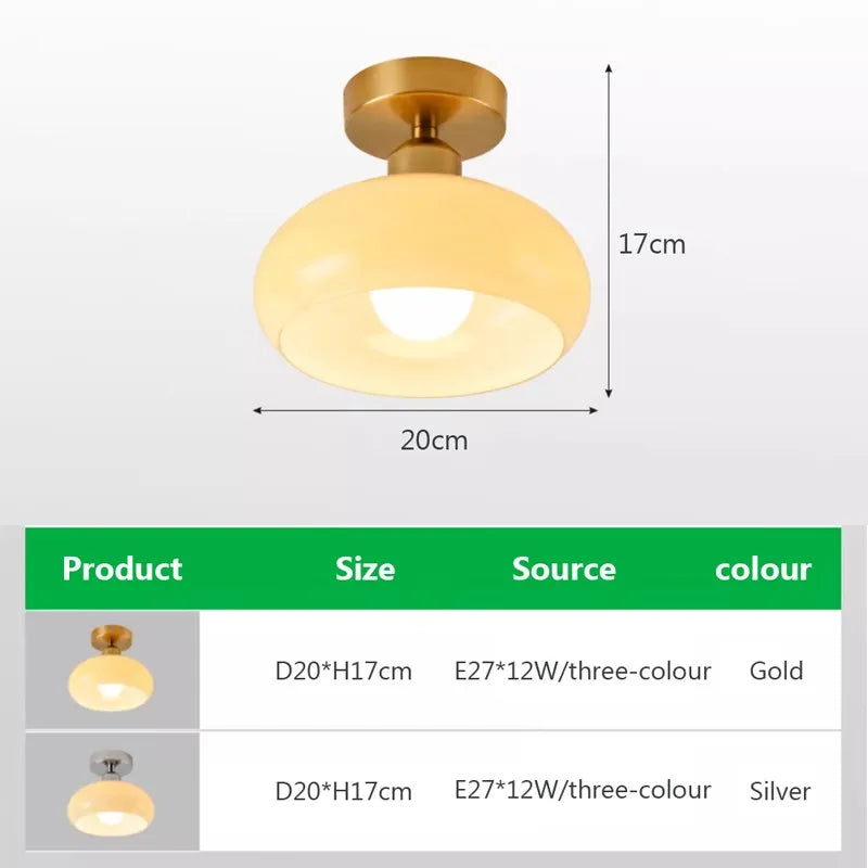 Contemporary Led Ceiling Light - Elegant Gold Lighting Fixture For Home Decor Ceiling Light