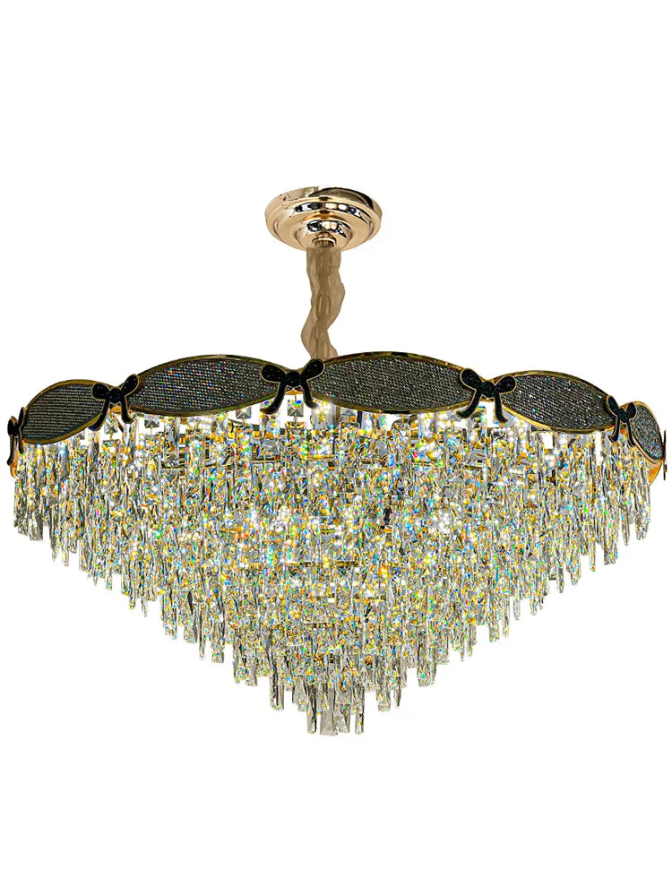 Living Room Lamp - Postmodern Light Luxury Crystal Chandelier New High - End Design For Atmosphere