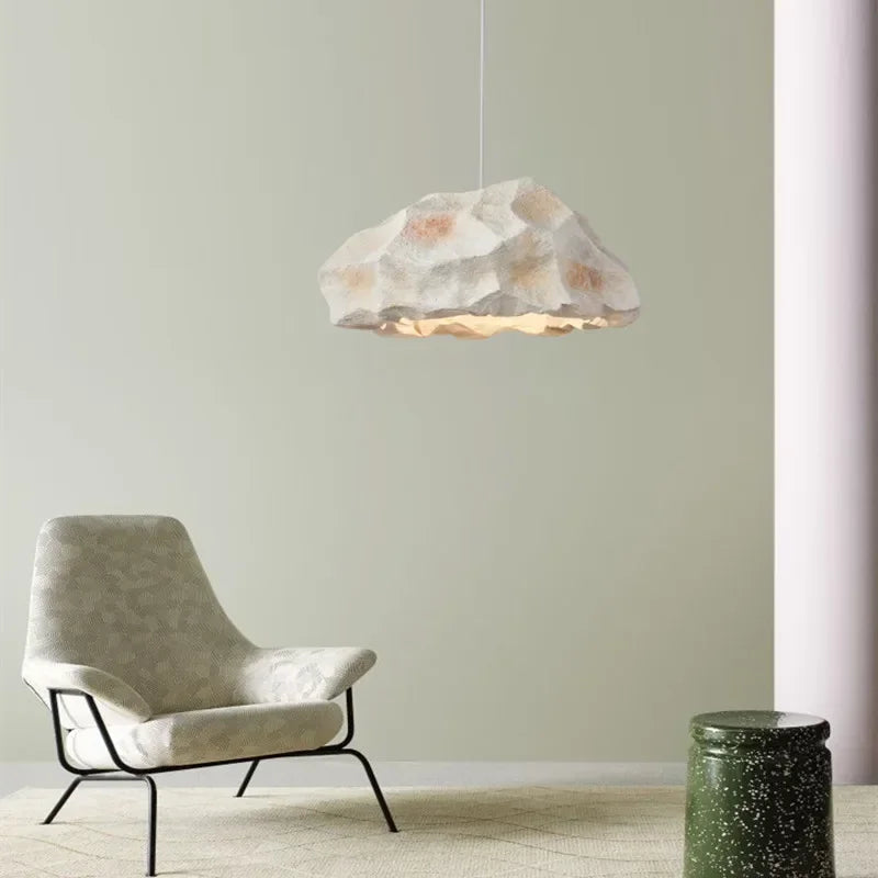 Wabi Sabi Designer Pendant Lamp - Minimalist Led Chandeliers For Restaurant Bedroom And Creative