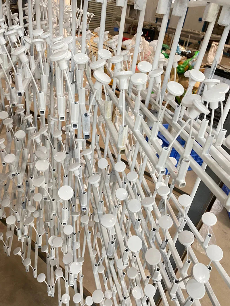 White Brass Cabinet Knobs – Round Drawer Pulls for Wardrobes and Furniture Doors knob