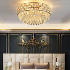 New Modern Crystal Ceiling Lamp - Light Luxury Design For Living Dining And Bedroom Spaces Ceiling