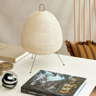 Japanese Rice Paper Lantern Led Table Lamp - Artistic Decor For Living Room Bedroom And Study