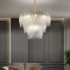 New Design Modern Style Golden Chandelier - Creative Artistry In Handmade Glass For Versatile