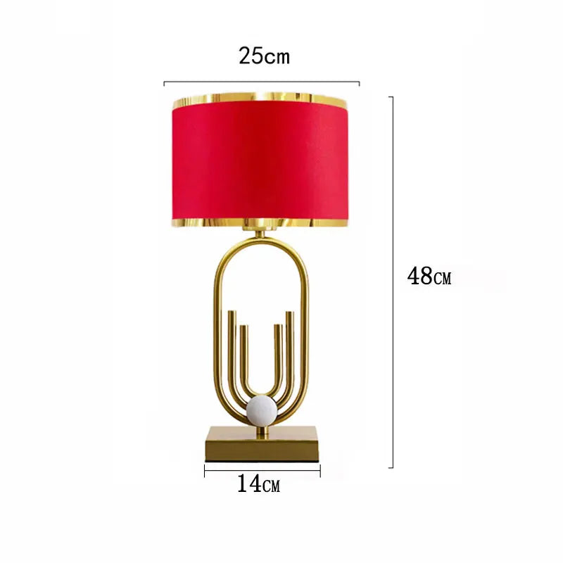 Nordic Luxury Table Lamp - Modern And Romantic Bedside Decoration For Bedroom Living Room