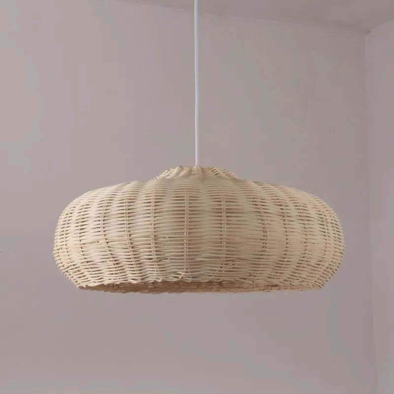 Vintage Handmade Rattan Pendant Light - Creative Lighting For Dining Rooms Cafes Restaurants And