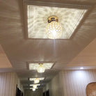 Modern Crystal Ball Ceiling Lamp - Elegantly Designed Home Decor For Bedrooms Passages Silver/Gold